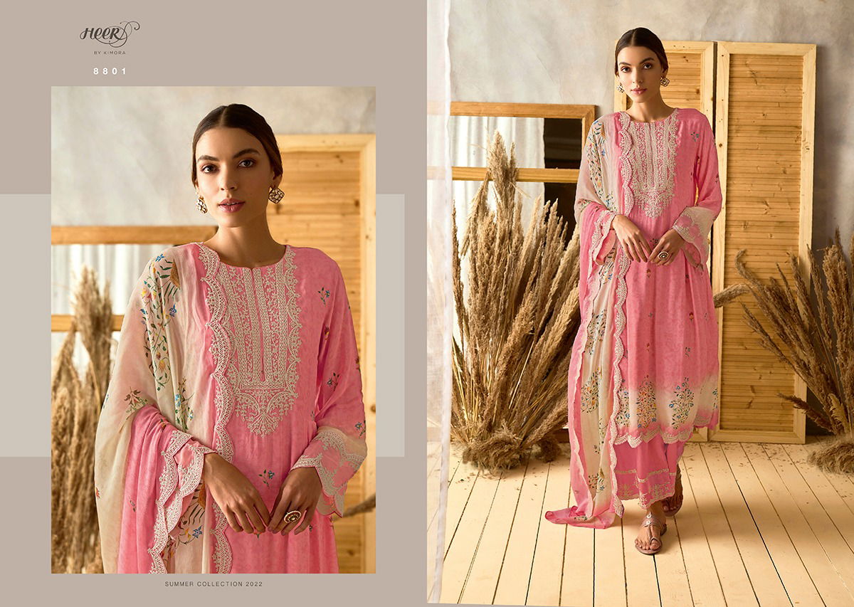 Husna Heer Heavy Designer Fancy Festive Wear Latest Salwar Suit Collection